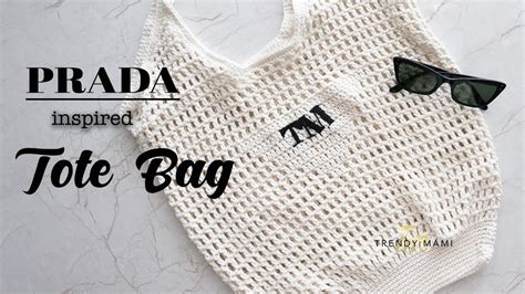 DIY Prada Raffia Tote Bag 